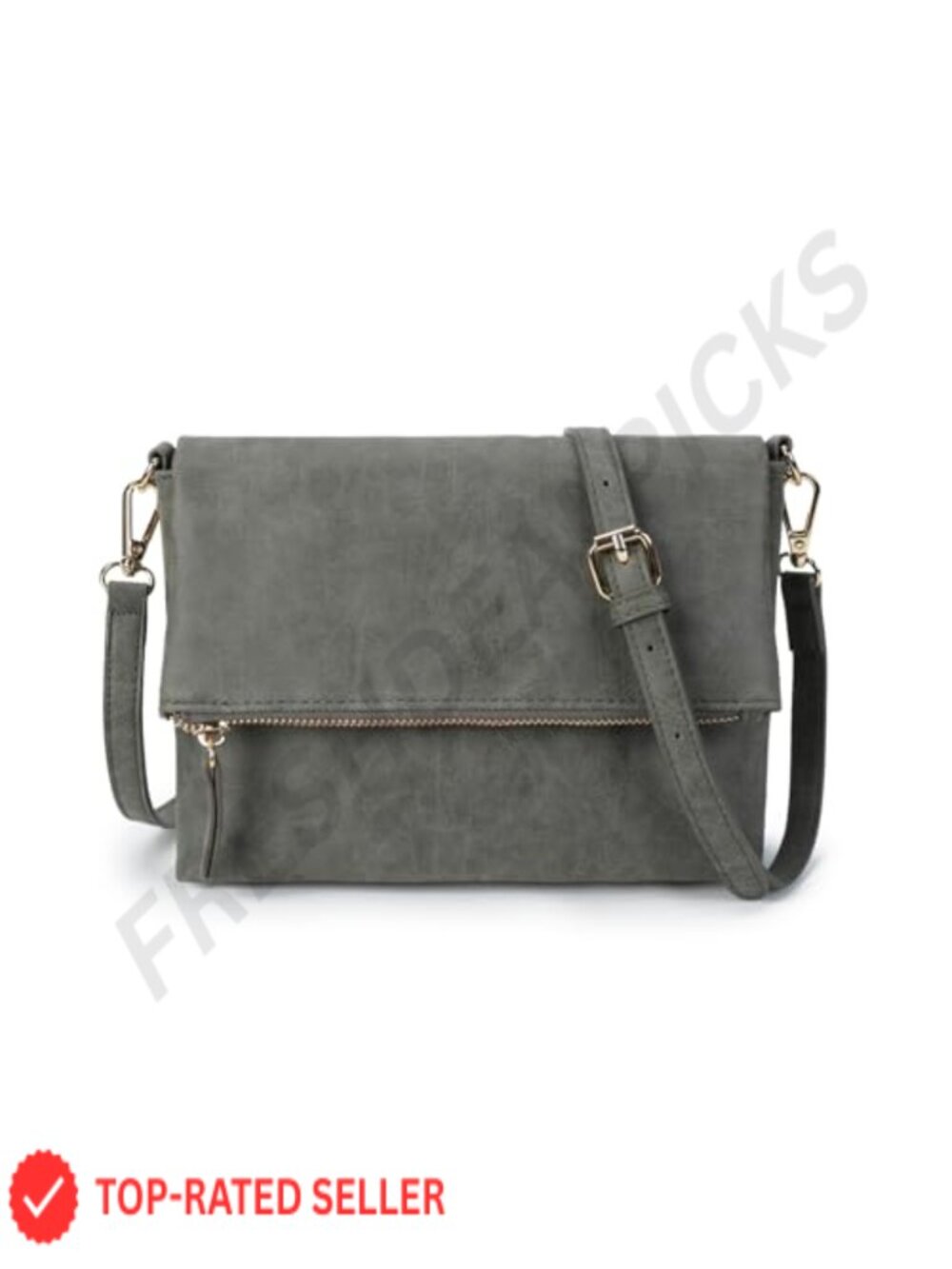 Women's Crossbody Purse Shoulder Bag Adjustable Strap Vegan PU Leather
